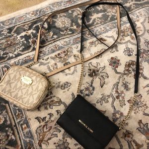 (2) Michael Kors crossbody bags